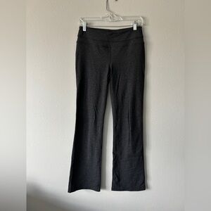 Prana bootcut yoga pants in dark grey